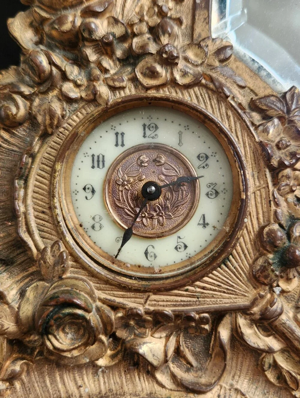 Antique Art Nouveau Mantel Clock
